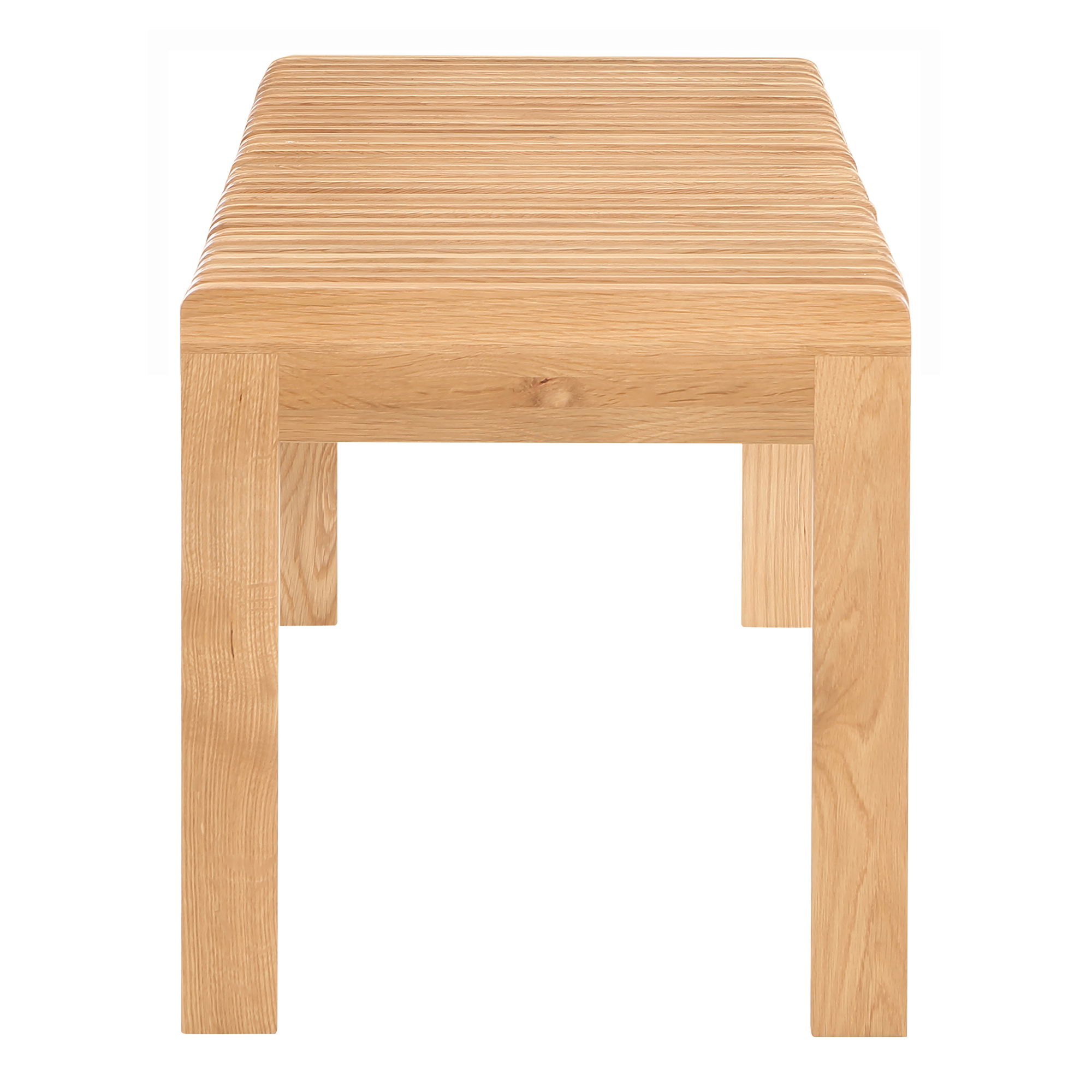 Rohe Bench Natural Oak, Benche by Moe's Home, 60" width x 18.11" height x 17.5" depth View 3