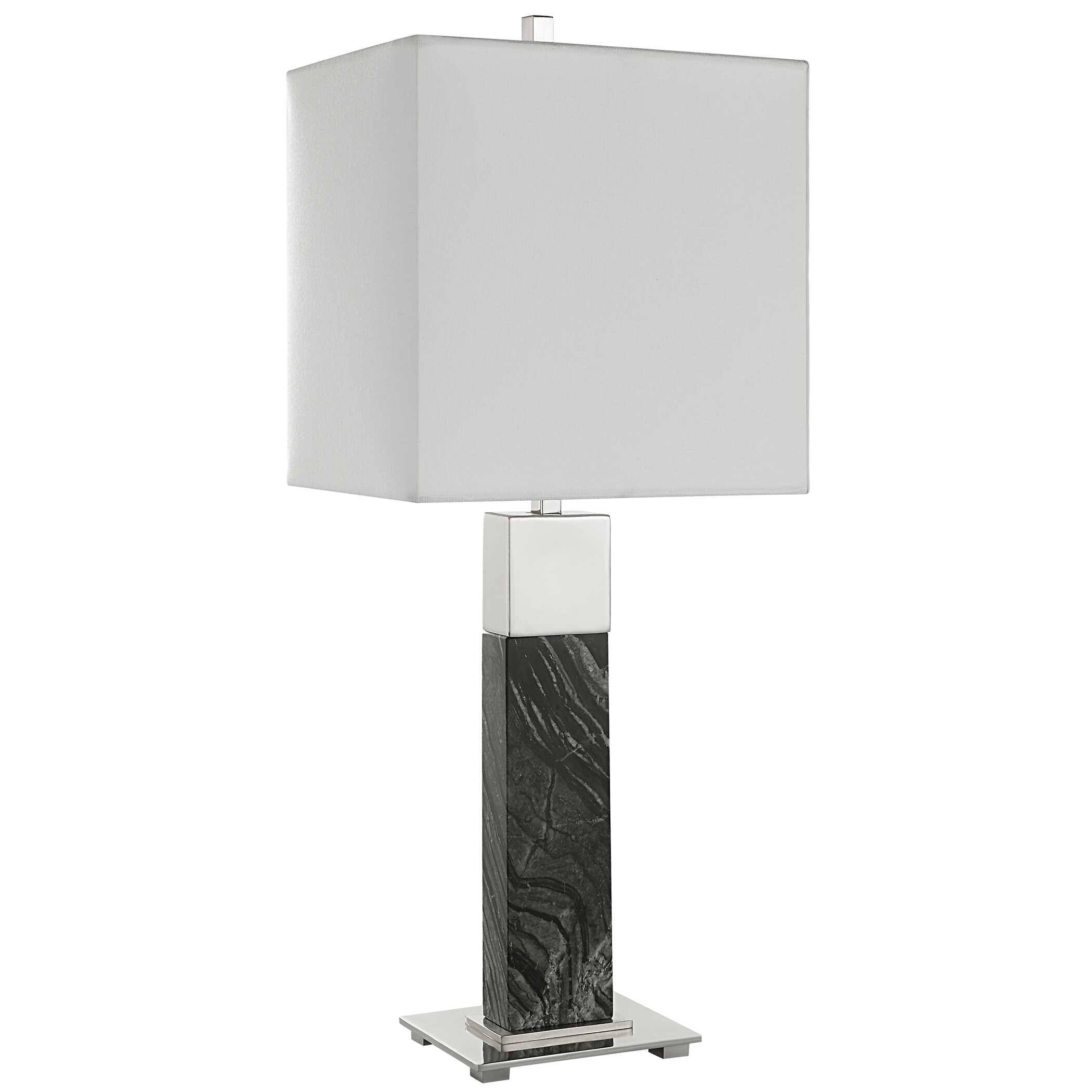 Pilaster Black Marble Table Lamp Pilaster Black Marble Table Lamp large image