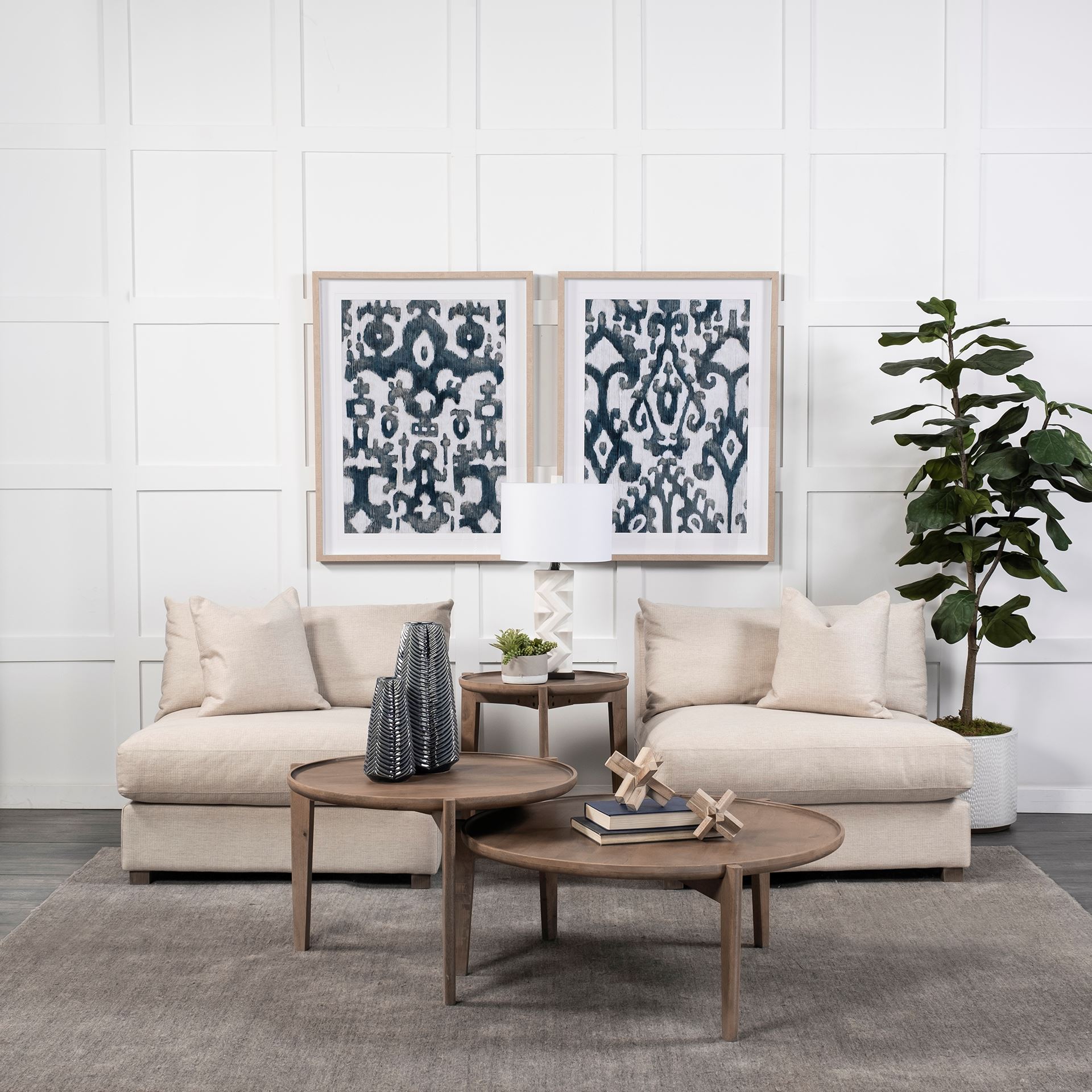 Valence  Beige Armless Sectional Piece, Sectional Sofa by Mercana, 38.19" length x 38.58" width x 28.35" height View 4