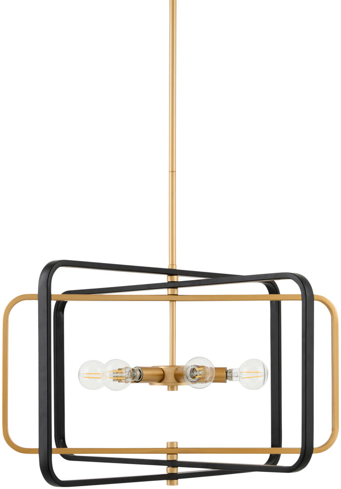 Zamora Chandelier, by Surya, 25" length x 25" width x 14" height