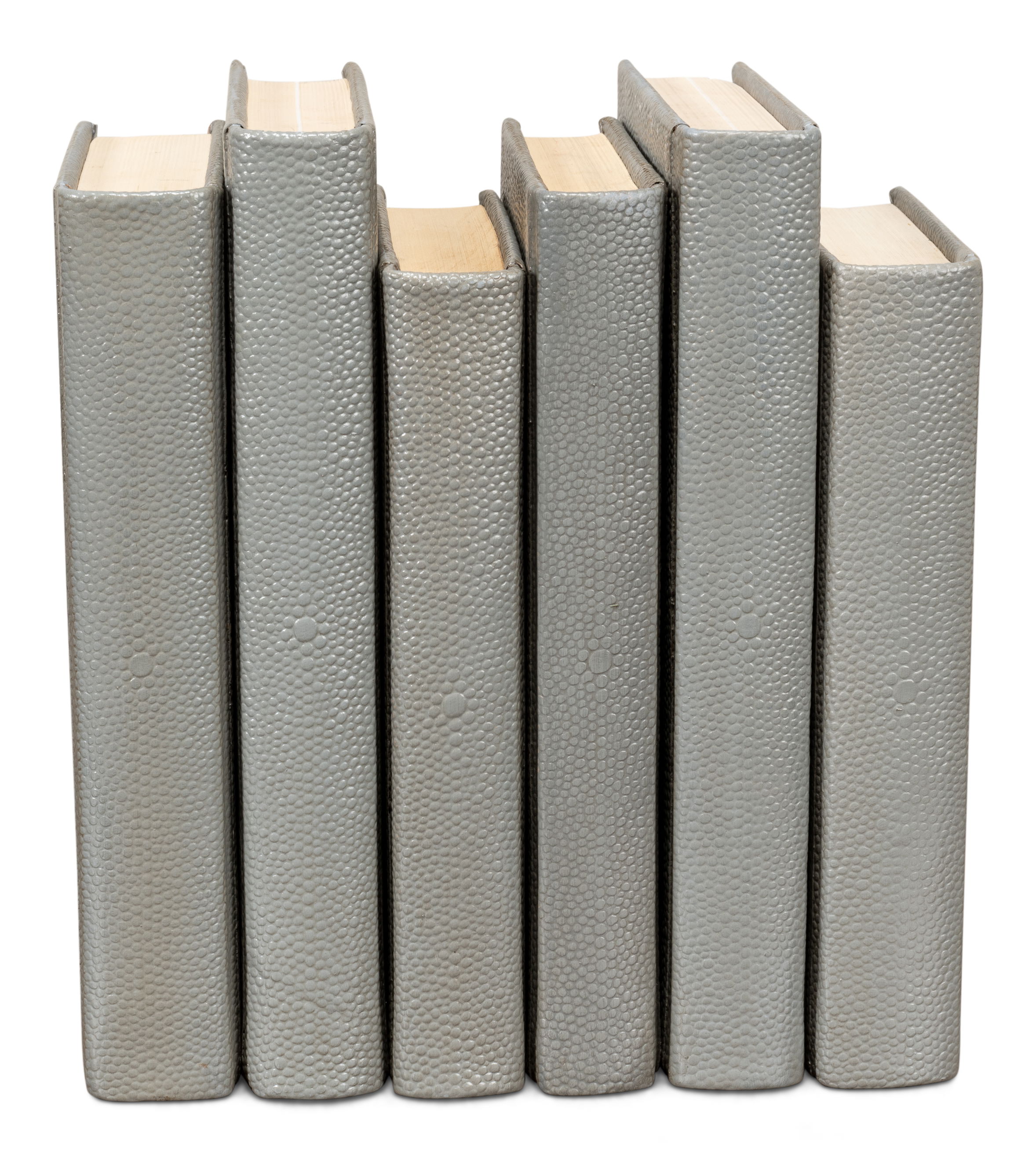 Shagreen Books, Set Of 12, Storm Grey large image 