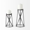 Sixx I Small Antiqued Metal Hexagonal Table Candle Holder thumbnail 5