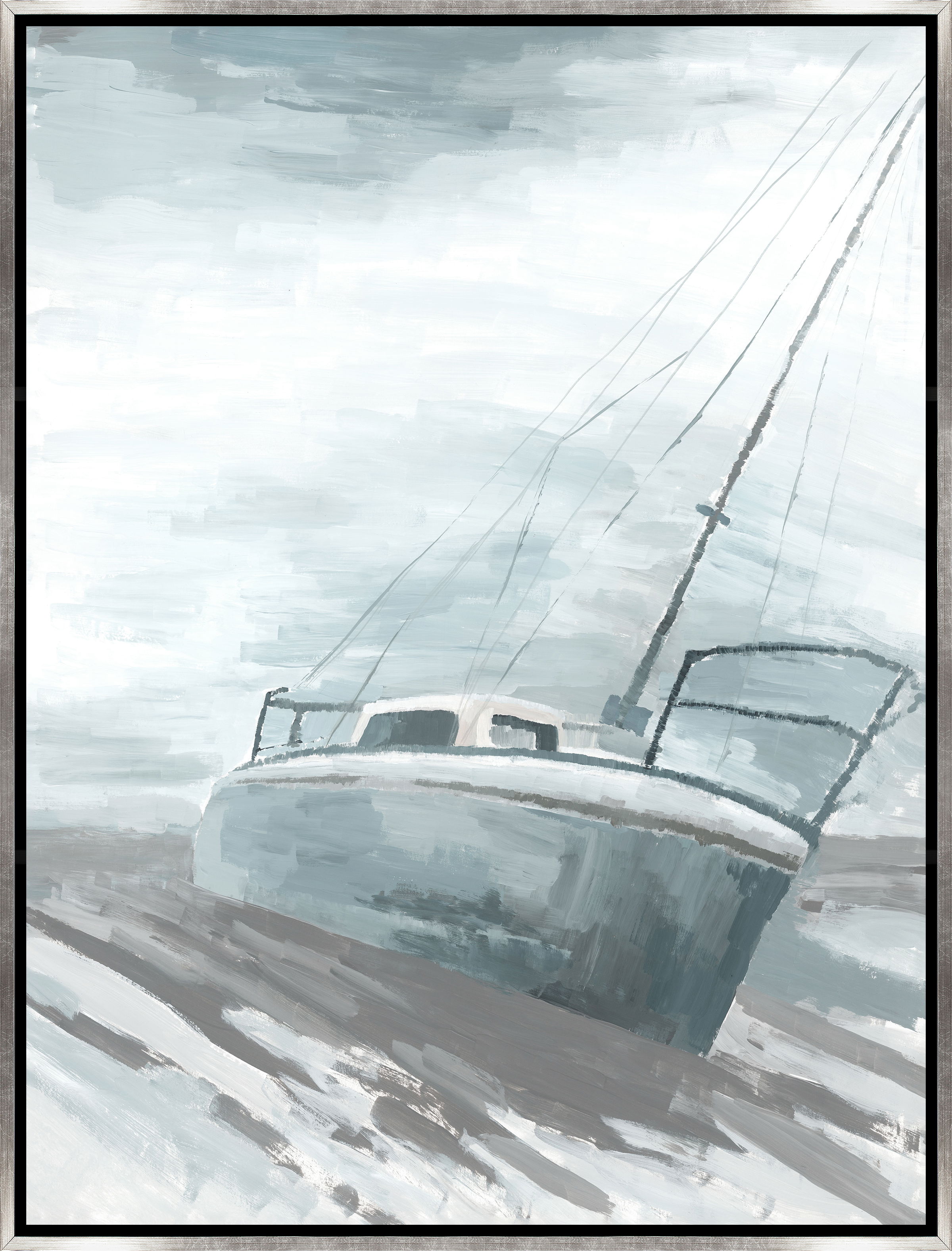 25.5 x 33.5 Shipping With no Sails large image 
