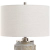 Graydon Gray Table Lamp, by Uttermost, 1'5" width x 2'0.5" height x 1'5" depth thumbnail 6
