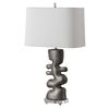 Free Flowing Nickel Table Lamp, by Uttermost, 16" width x 28.5" height x 10.5" depth thumbnail 6