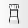 Colin Backless 38.2in Seat Counter Stool | Black Metal, Counter & Bar Stool by Mercana, 21.1" length x 22.6" width x 38.19" height thumbnail 7