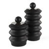 Accordion Black Wood Containers Set/2 thumbnail 0