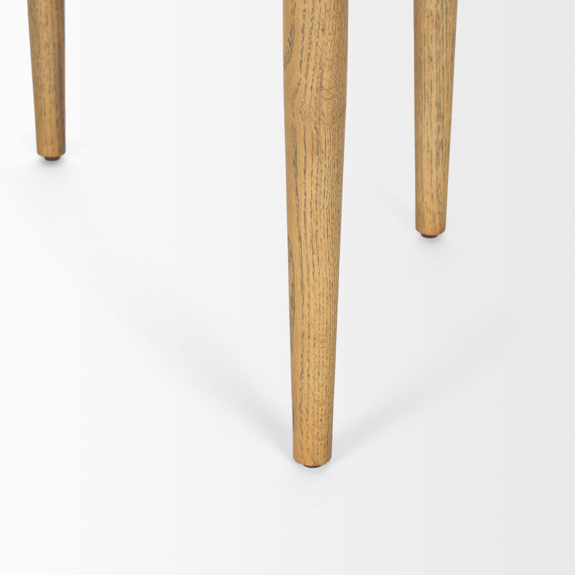 Arden Dining Chair with Medium Brown Wood and Cream Twill Fabric, by Mercana, 26" length x 21.5" width x 28" height View 11