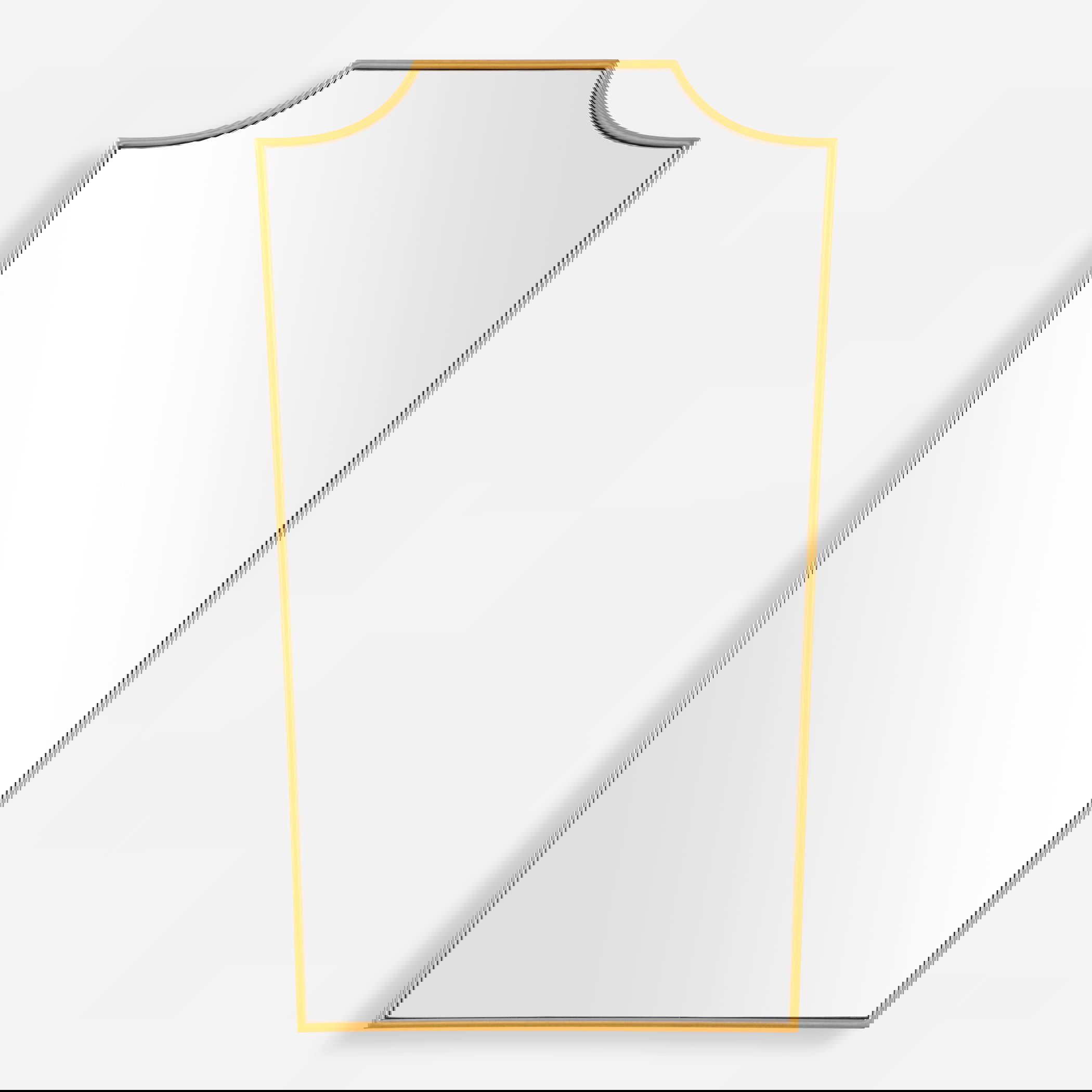 Demure Antique Gold Mirror, by Uttermost, 24" width x 40" height x 0.75" depth View 1