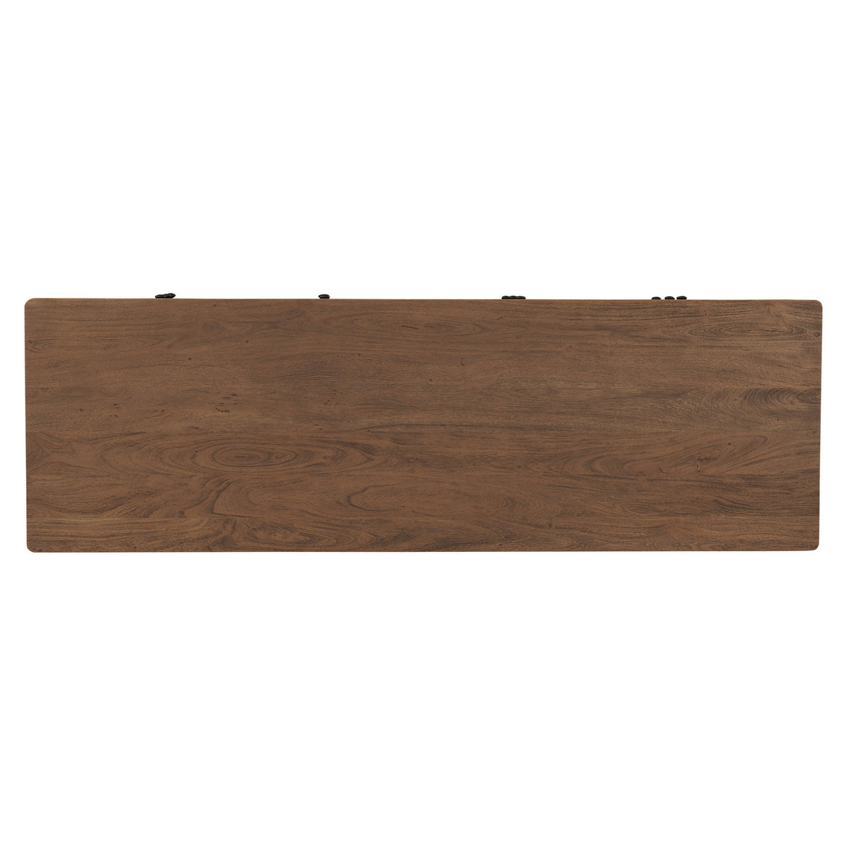 Mabel 6 Drawer Dresser Dark Brown, by Moe's Home, 64.3" width x 30.75" height x 20.2" depth View 6