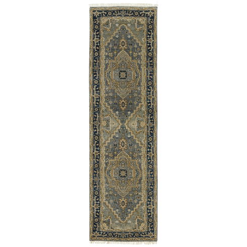 Jaipur Living Andrews Handknotted Medallion Gray Brown Area Rug