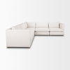 Halston 5 Piece Oatmeal Corner Sofa Set thumbnail 2