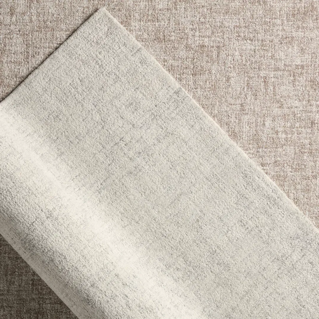 Harding Handmade Indoor/Outdoor Solid Tan/Cream Area Rug (8'X10') large image 