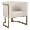 Bellina Plush Barrel Chair, Accent Chair by Uttermost, 28" width x 31" height x 29" depth thumbnail 5