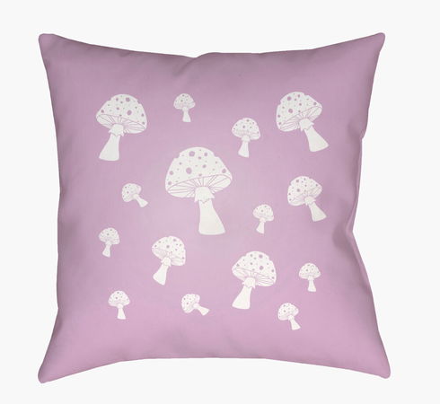 Mushrooms Accent Pillow