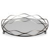 Rachele Mirrored Silver Tray thumbnail 0