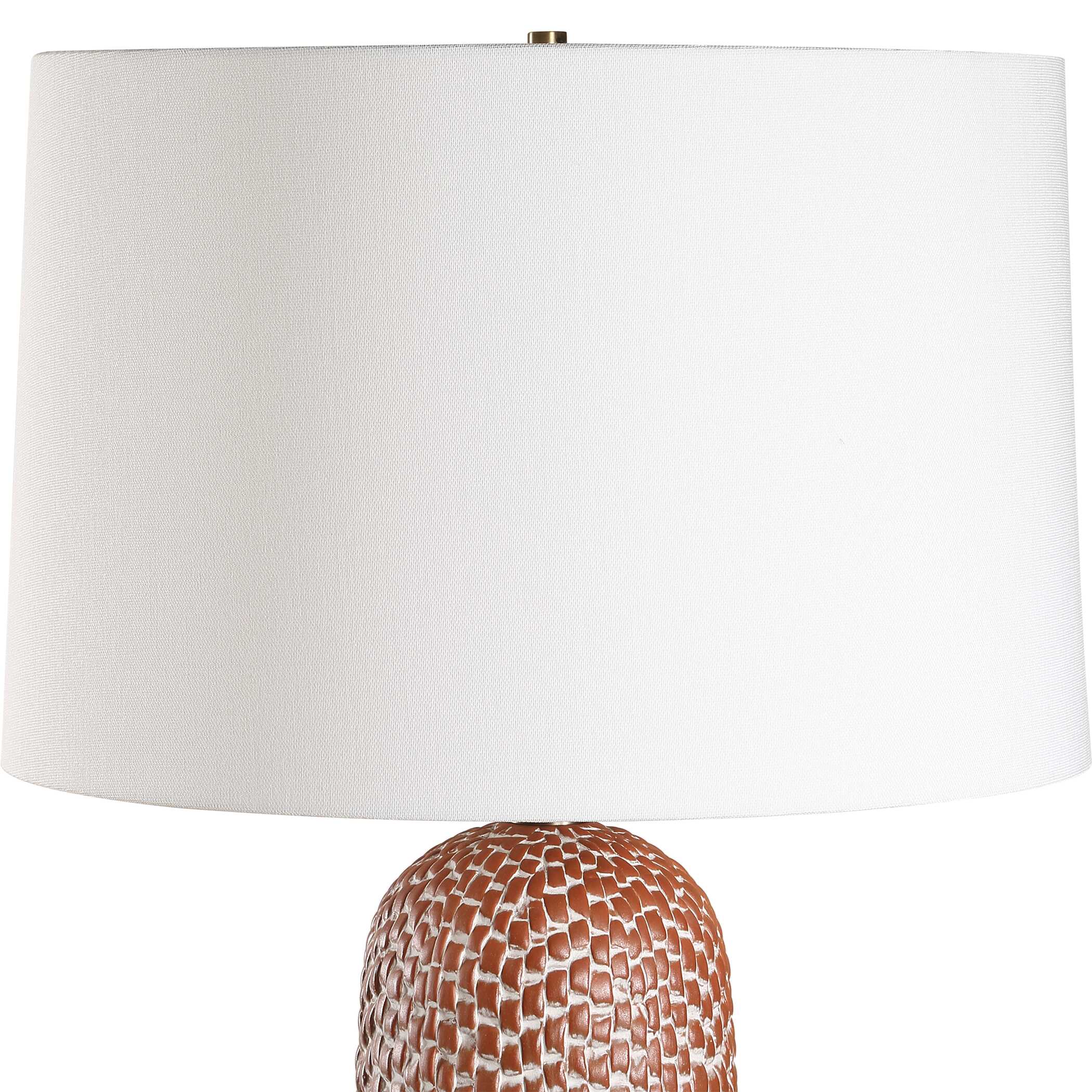Maclura Brown Table Lamp, by Uttermost, 17" width x 28" height x 17" depth View 3