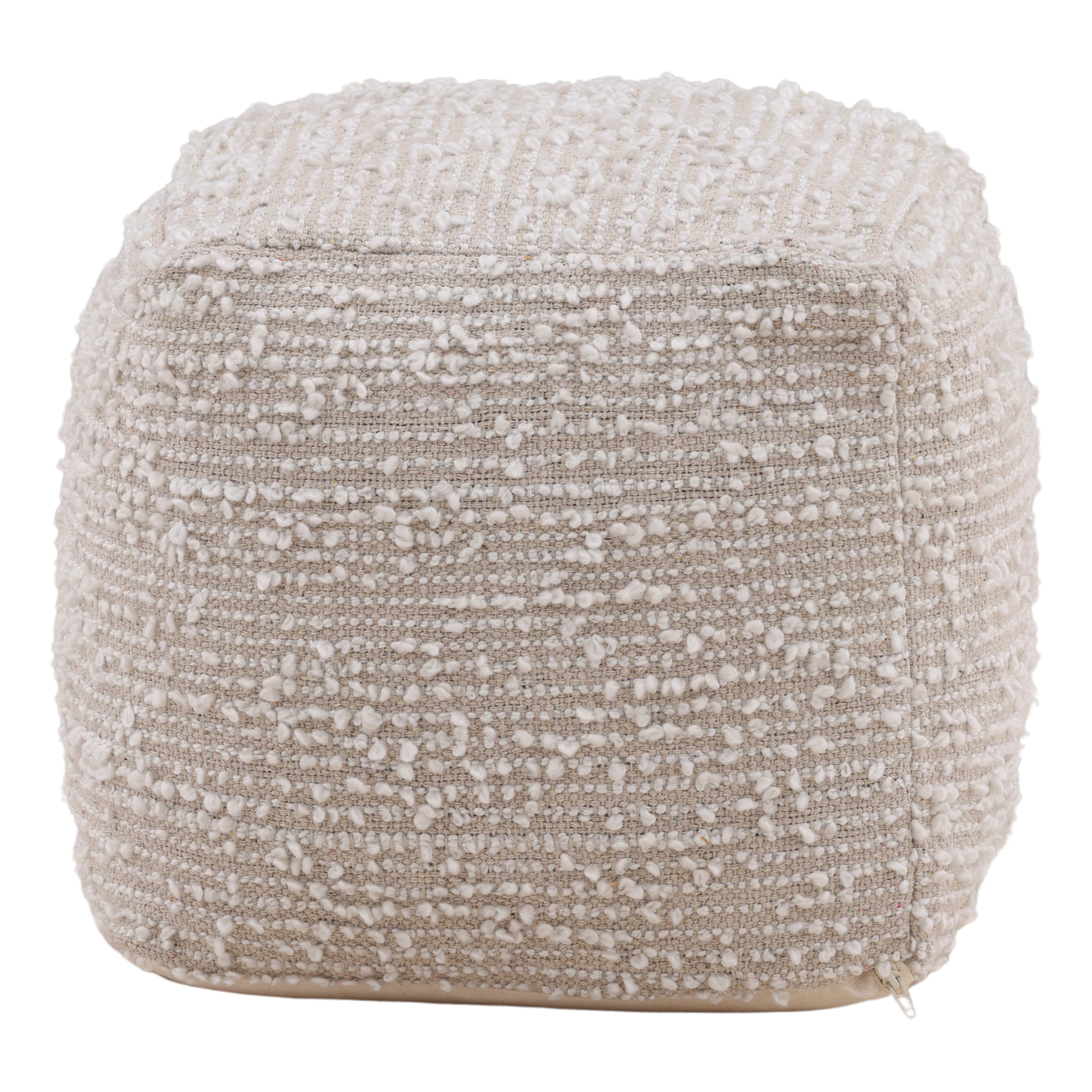 Lesbos Pouf, Ottoman by Dovetail, 16" width x 16" height x 16" depth View 2