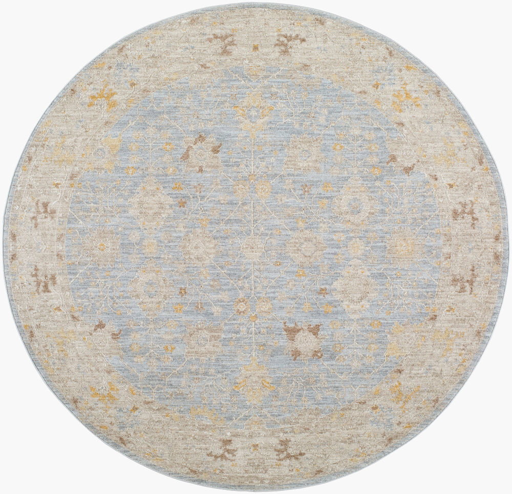Avant Garde Machine Woven Rug, by Surya, 5'2.99" length x 5'2.99" width
