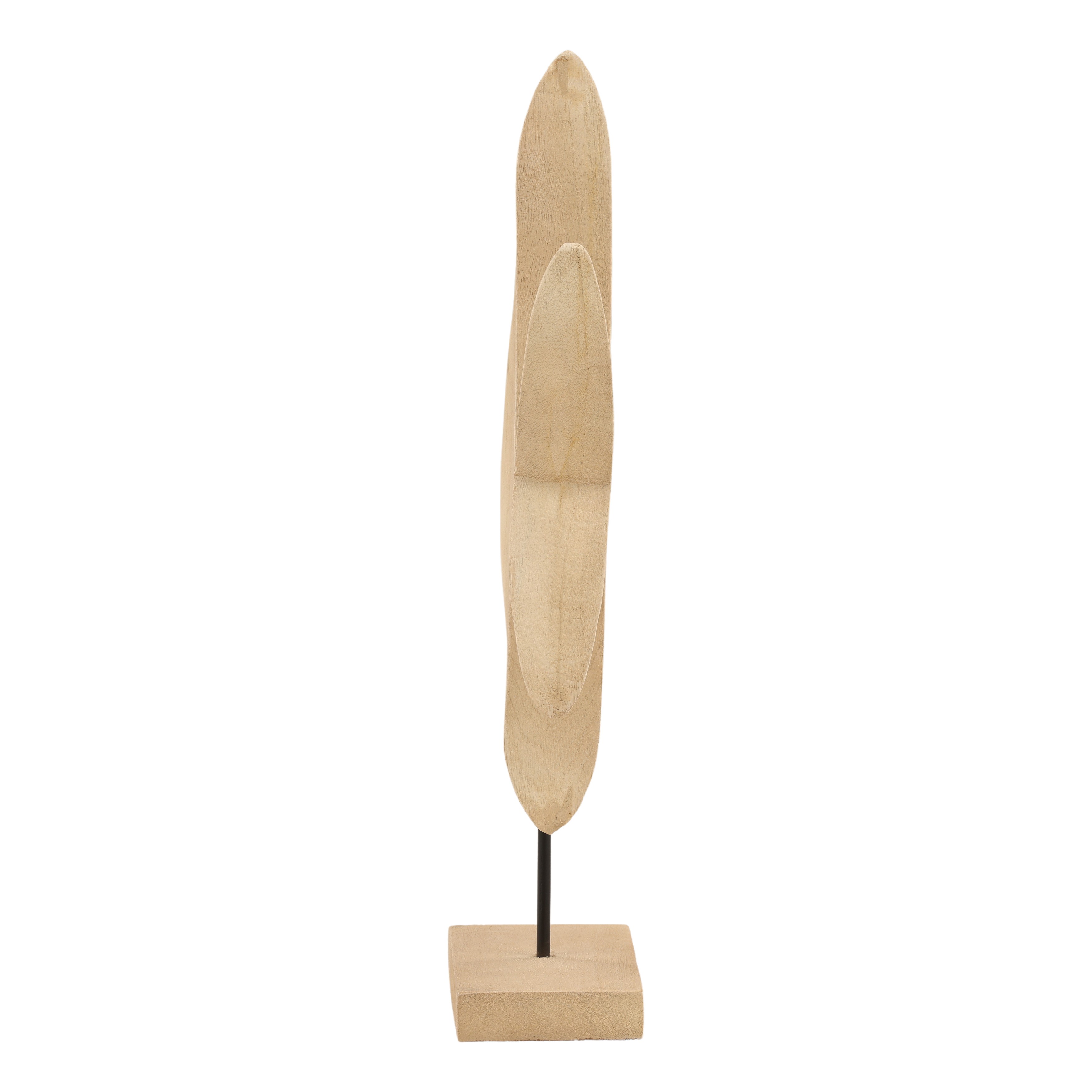 Pacifica Sculpture Natural Brown, Decor by Dovetail, 13" width x 23.5" height x 4.5" depth View 3
