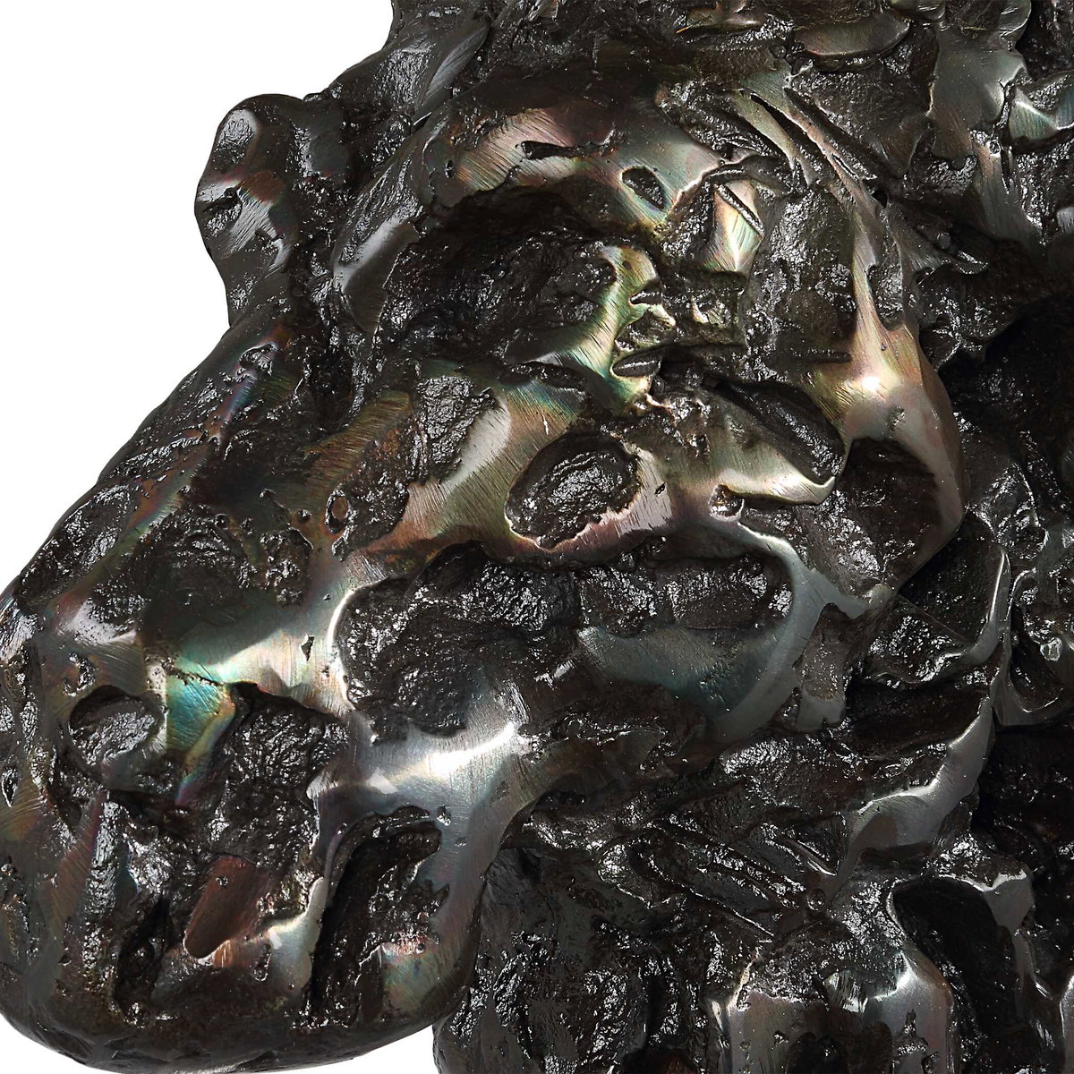 Moose Bust Bronze Sculpture, Figurines & Statue by Uttermost, 12.25" width x 9" height x 12.25" depth View 7