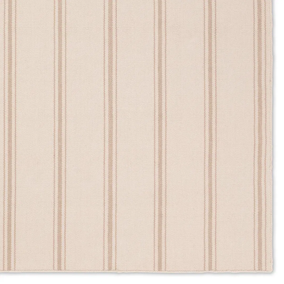 Memento Handmade Indoor/Outdoor Striped Cream/ Beige large image 