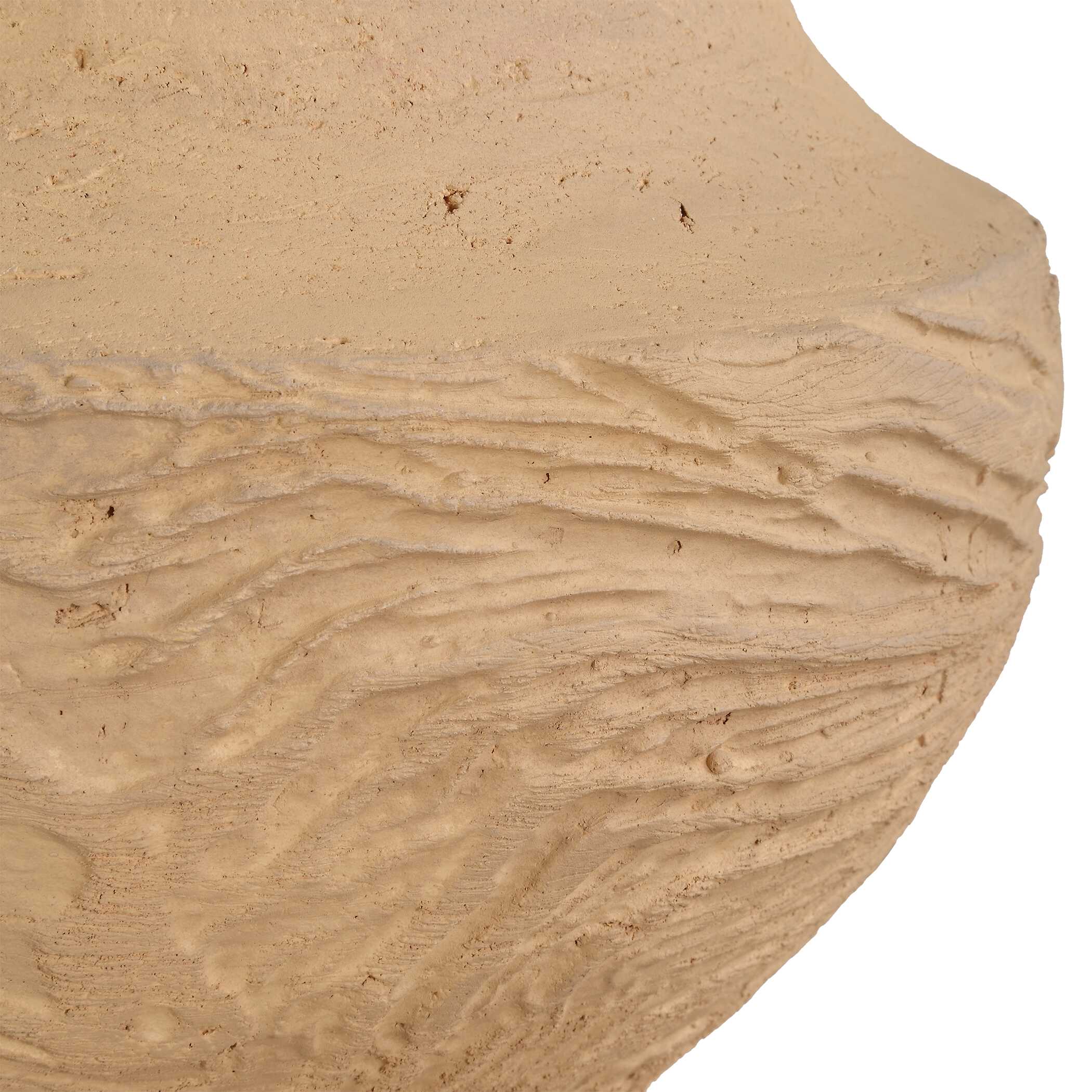 Sandstone Flow Small Terracotta Vase large image 