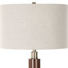 Stacked Wooden Floor Lamp, by Uttermost, 18" width x 62.5" height x 18" depth thumbnail 6