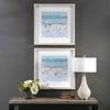 Sea Glass Sandbar Framed Prints Set/2 thumbnail 1