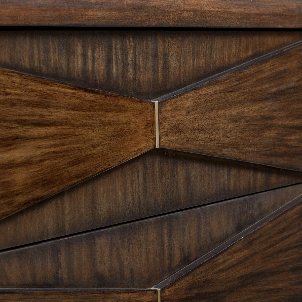 Bowtie 3 Drawer Mid-Century Chest, Furniture by Uttermost, 38" width x 33" height x 17" depth View 7