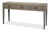 Gabriella Console, Storm Grey, Console Table by Sarreid, 64" length x 18" width x 33" height thumbnail 1