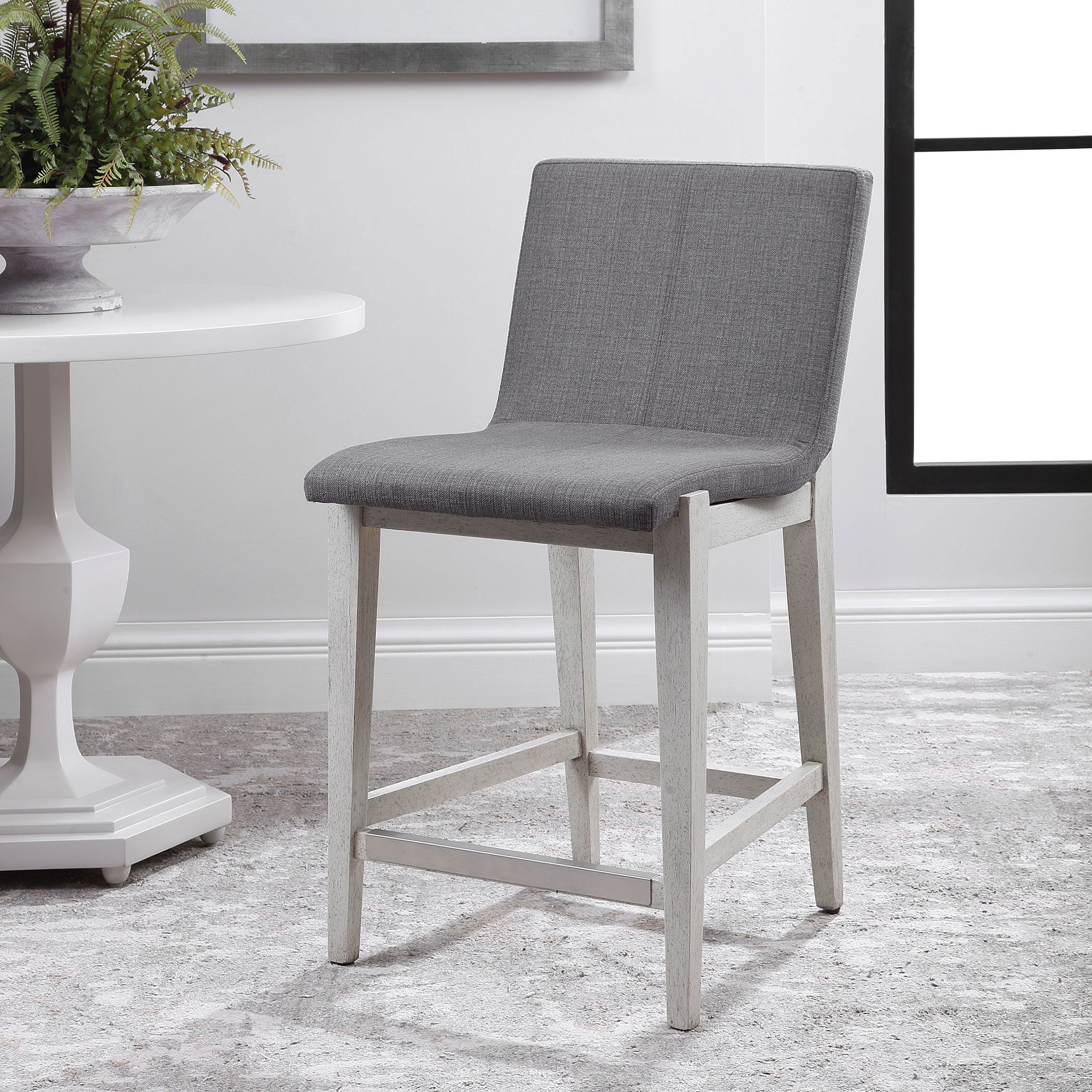 Brazos Gray Counter Stool large image 