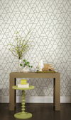 Pathways White & Green Wallpaper thumbnail 1