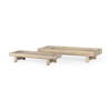 Carver Set of 2 Rectangular White Washed Wood Trays, Decorative Tray by Mercana, 15.5" length x 6.25" width x 2.75" height thumbnail 1