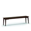 Currant Long Bench, Black Walnut, Benche by Greenington, 14" length x 64" width x 17.5" height thumbnail 1