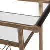 Carrinho Antique Brass Bar Cart thumbnail 7
