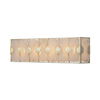 Rene 4 Light Swirl Glass Vanity, Ceiling Light by Uttermost, 27" width x 7" height x 4.25" depth thumbnail 4