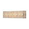 Rene 4 Light Swirl Glass Vanity, Sconce by Uttermost, 27" width x 7" height x 4.25" depth thumbnail 4