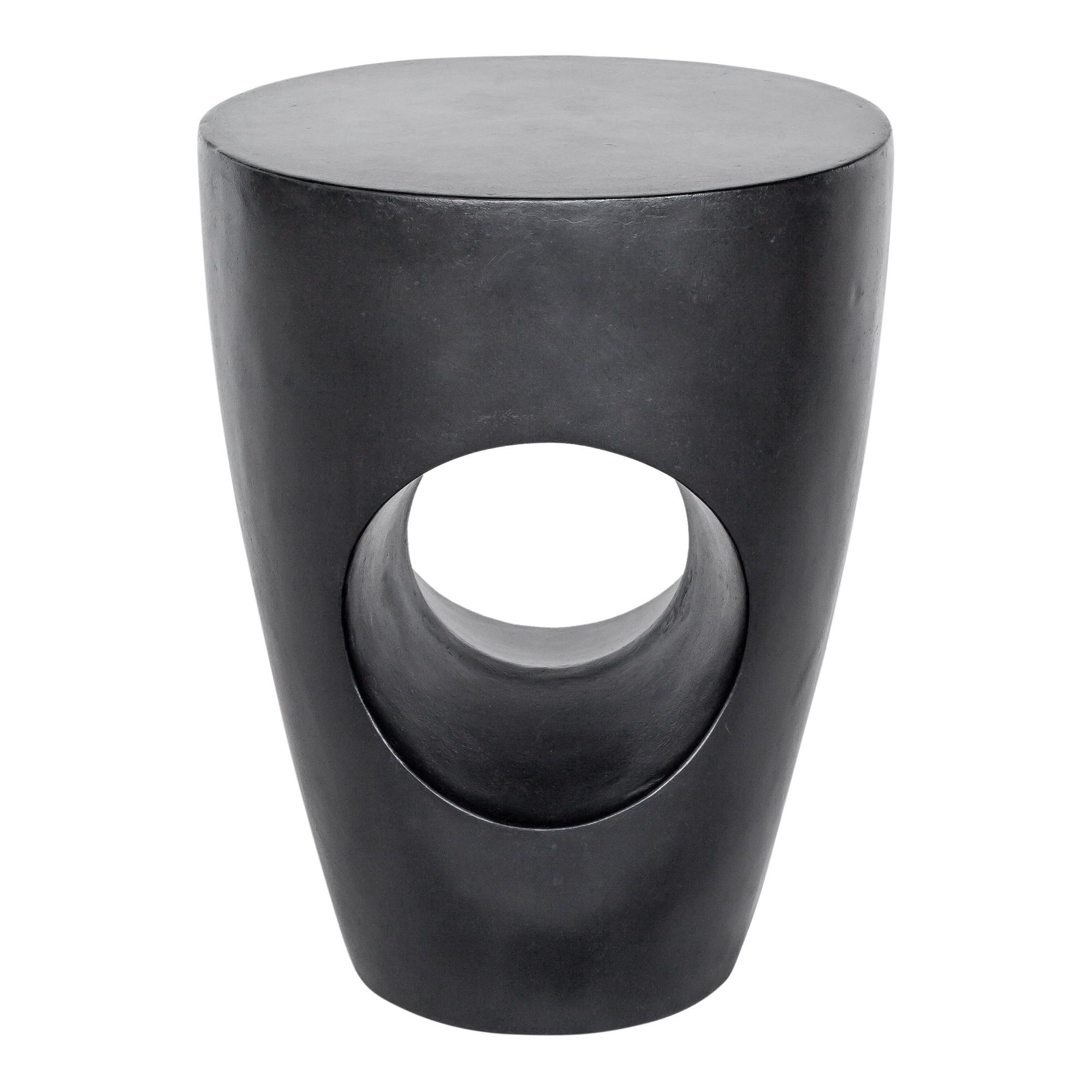 Aylard Outdoor Stool Black, Counter & Bar Stool by Moe's Home, 14.25" width x 18" height x 14.25" depth View 1