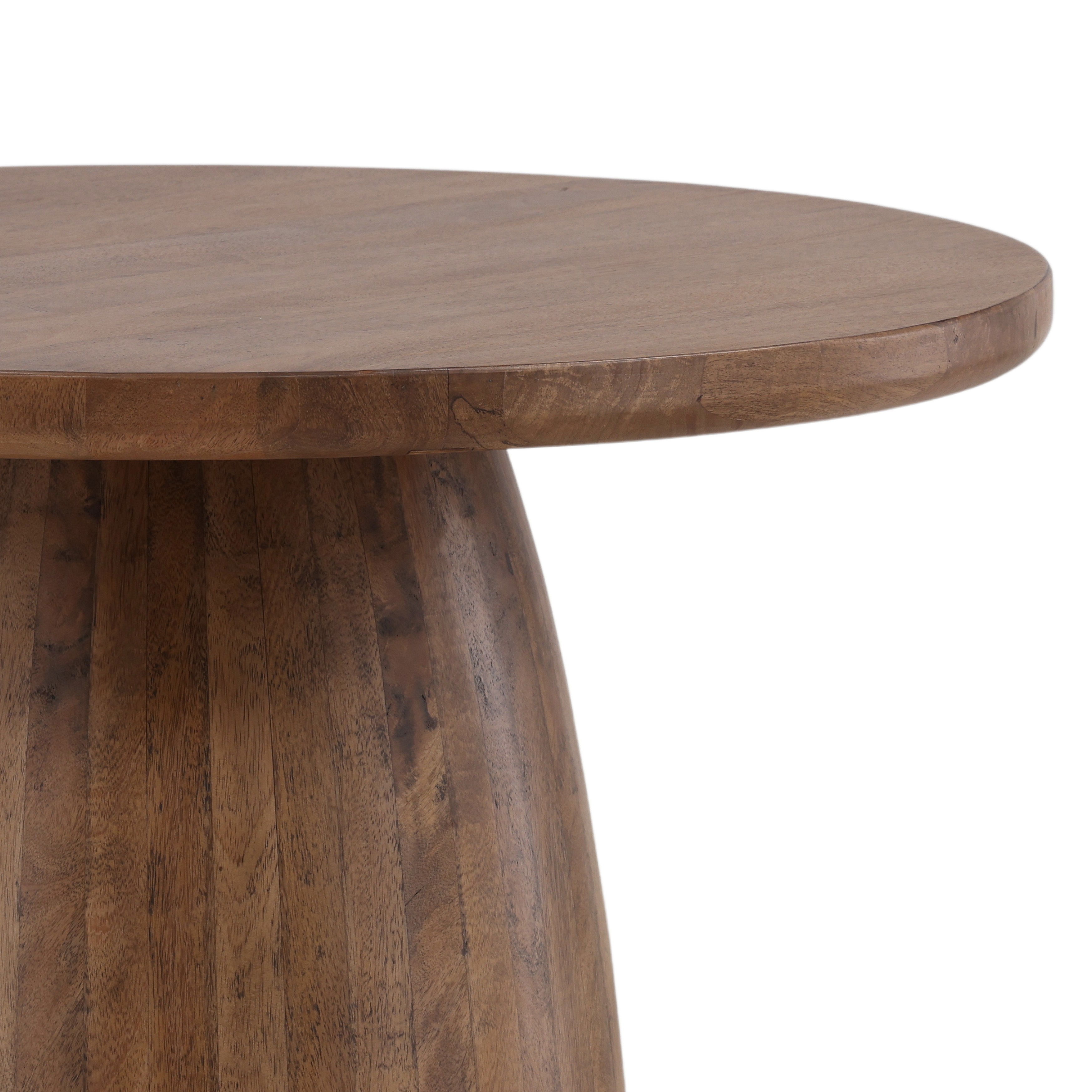 Armstrong Bistro Table Natural, Dining Table by Dovetail, 36" width x 30" height x 36" diameter x 36" depth View 3