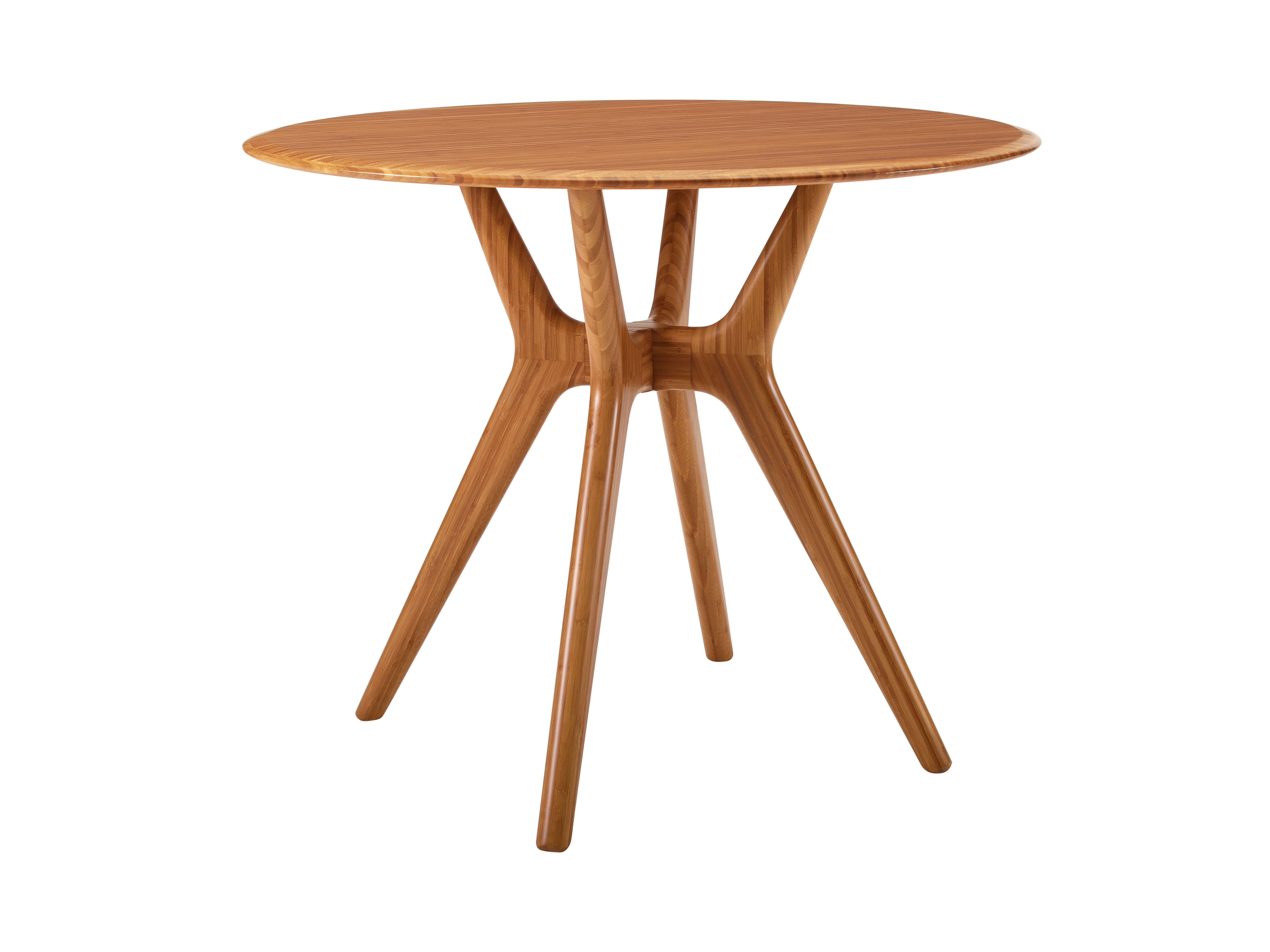 Sitka 36' Round Dining Table, Amber, by Greenington, 36" length x 36" width x 29.5" height View 1