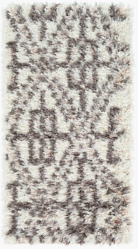 Mercer Machine Woven Rug, by Surya, 3'7" length x 2' width