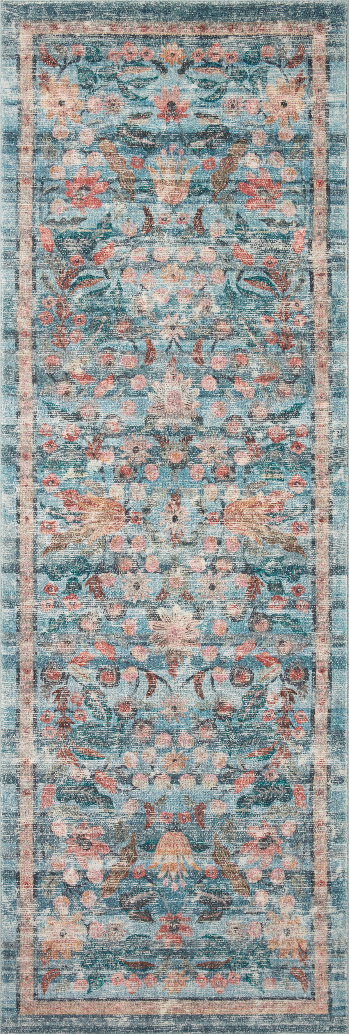 Rifle Paper Co. x Loloi Courtyard Rug, 5' length x 7'6" width View 4
