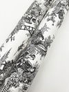 Campagne Toile Black & White Wallpaper, by York Wall, 33' length x 1'8.5" width x 0.02" depth thumbnail 3