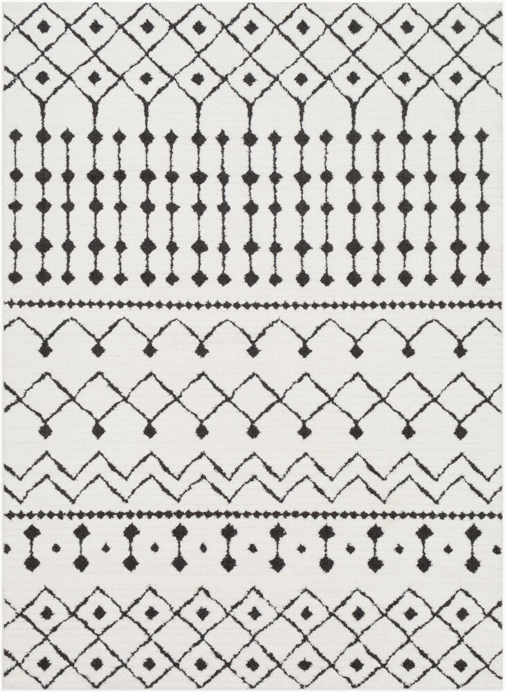 Moroccan Shag Machine Woven Rug large image 