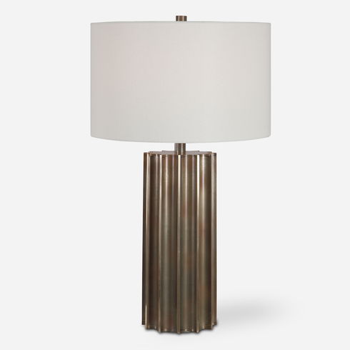 Khalio Gun Metal Table Lamp