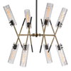 TELESTO, 8 LT. PENDANT, Ceiling Light by Uttermost, 32" width x 27" height x 32" diameter x 32" depth thumbnail 1