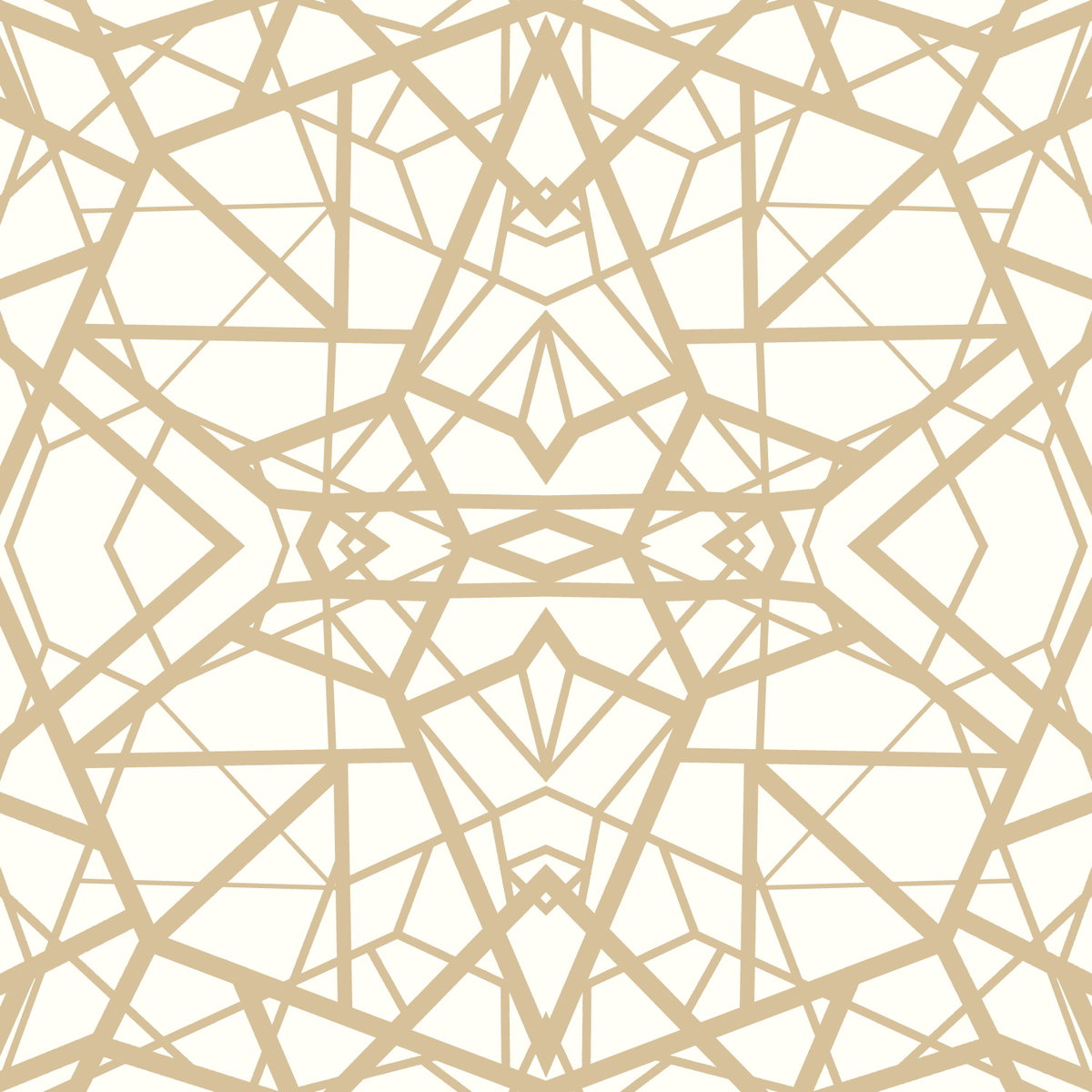 Shatter Geometric White Peel & Stick Wallpaper, by York Wall, 16'6" length x 1'8.5" width x 0.02" depth