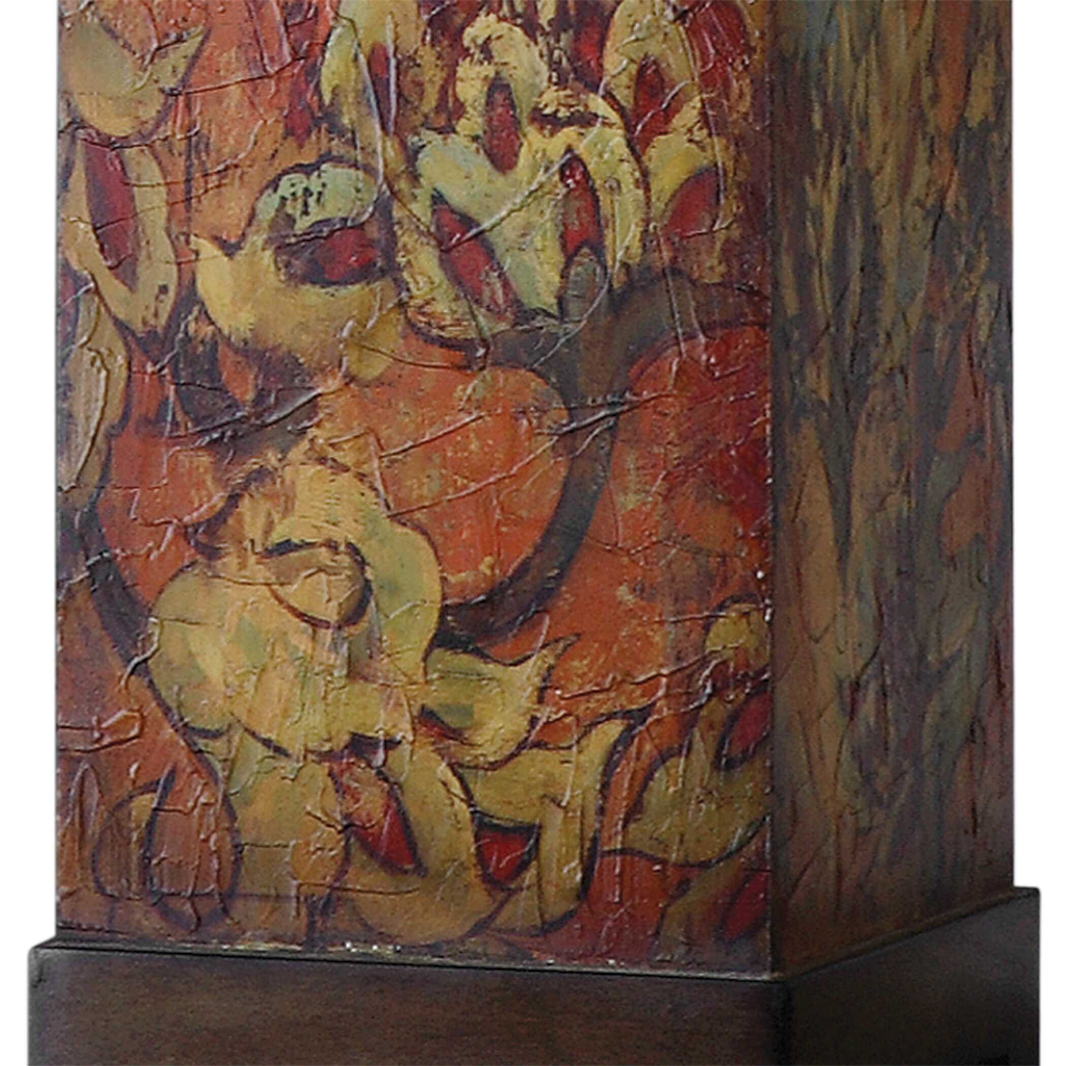 Colorful Flowers Table Lamp large image 