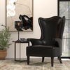 Drake Distilled Leather Chair, Black thumbnail 13